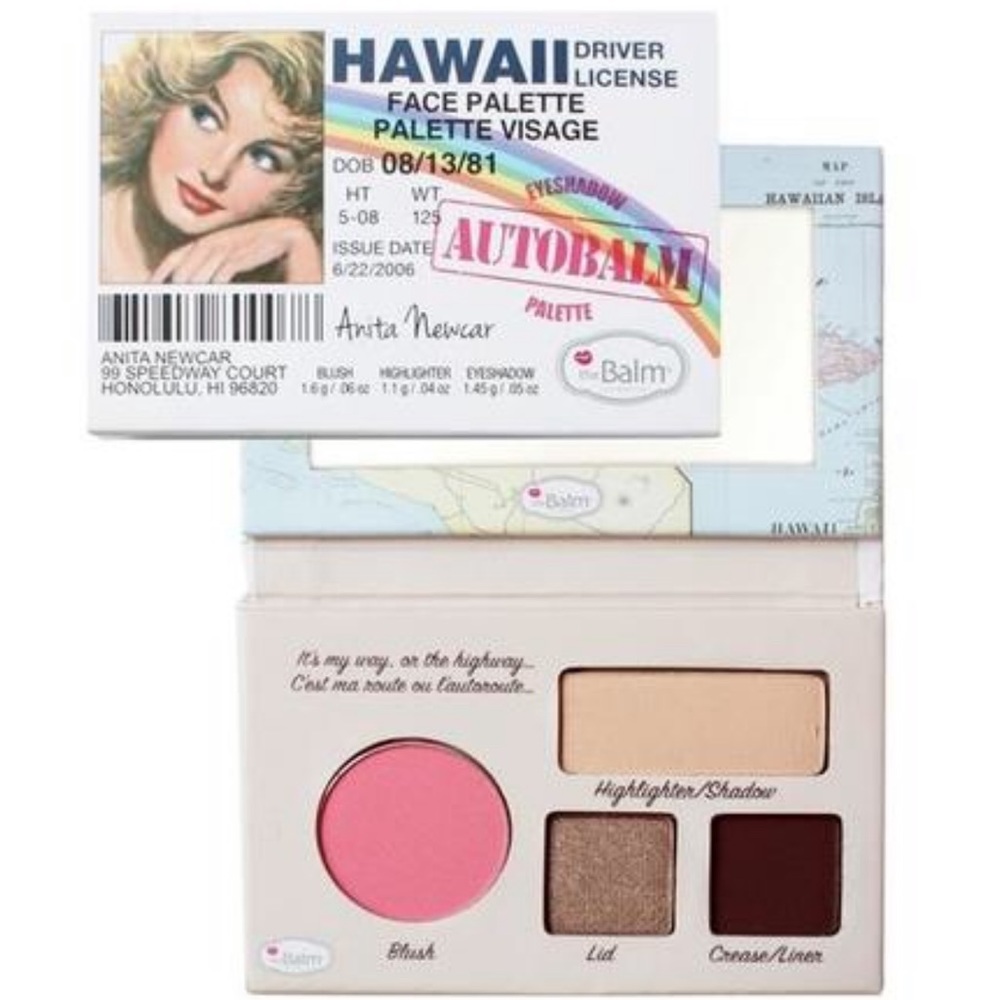 NWT The Balm Autobalm California